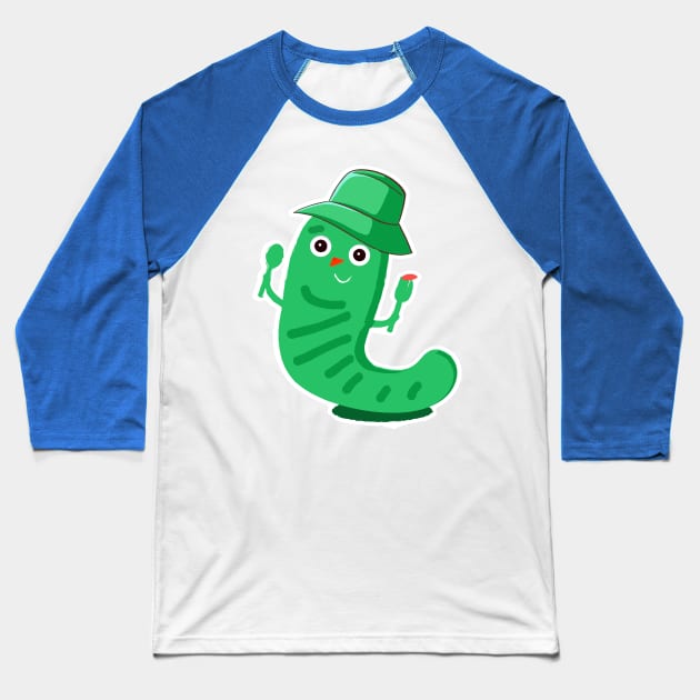 very hungry caterpillar Baseball T-Shirt by Mr Youpla